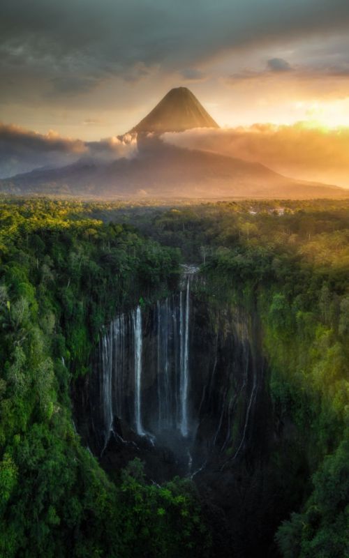 River and water falls