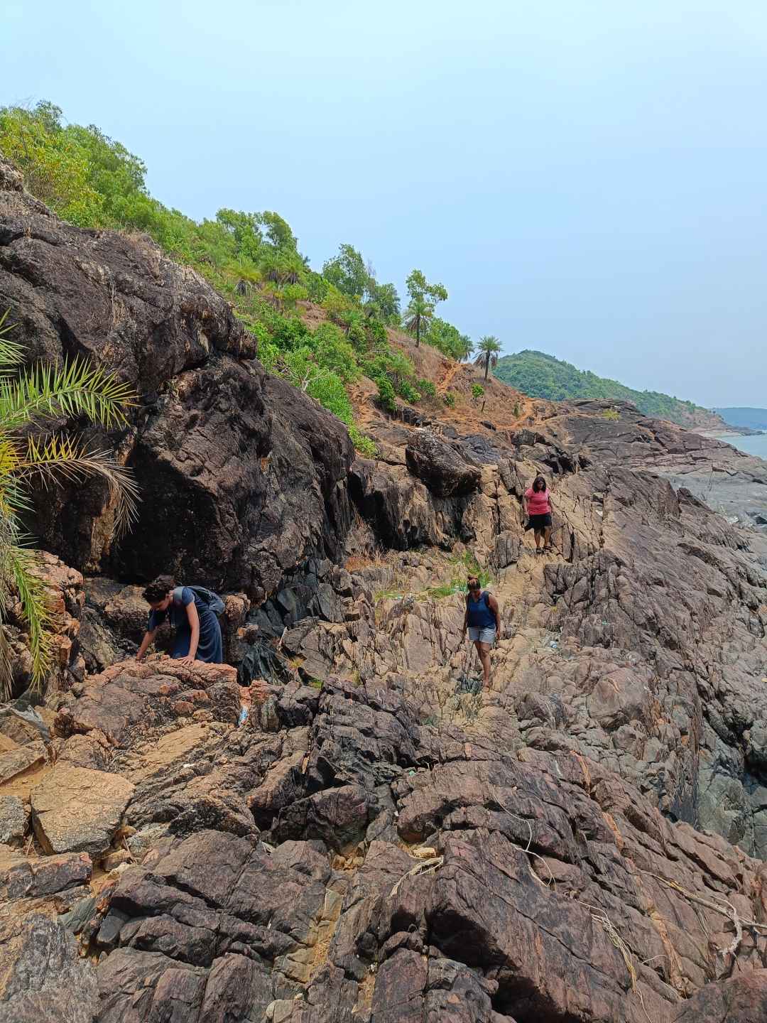 gokarna beach trek and camping