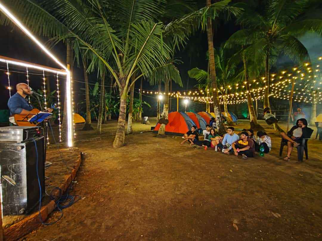 Tent by the bay Alibaug beach camping 