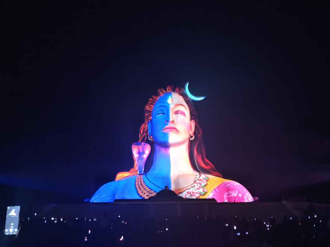 Adiyogi Isha Foundation Laser Show